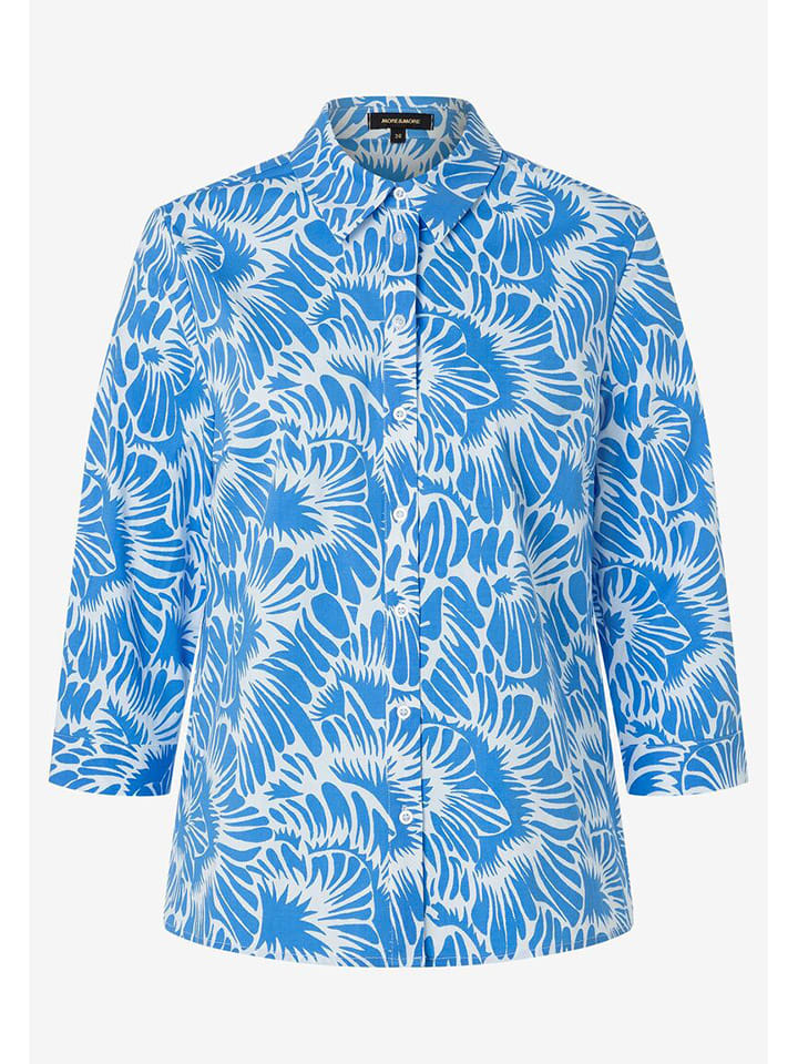 Блузка синего/белого цвета More & More
Блузка синего/белого цвета More & More