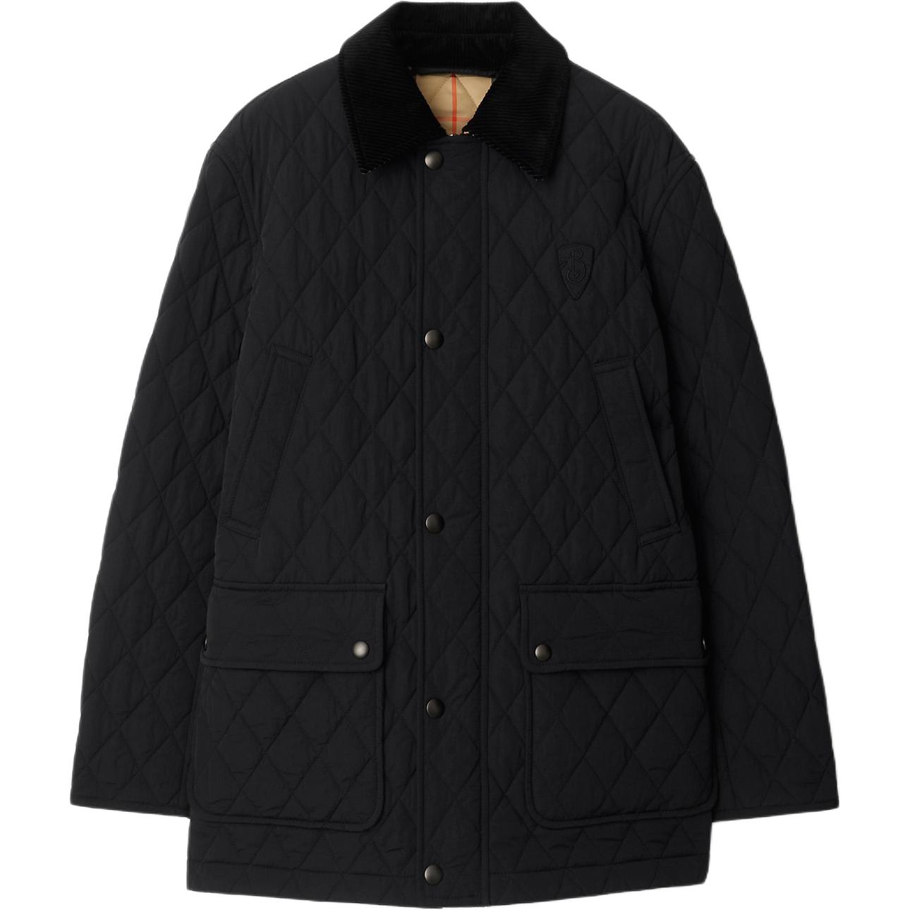 Burberry Стеганая пуховая куртка, Black 
Burberry Стеганая пуховая куртка, Black