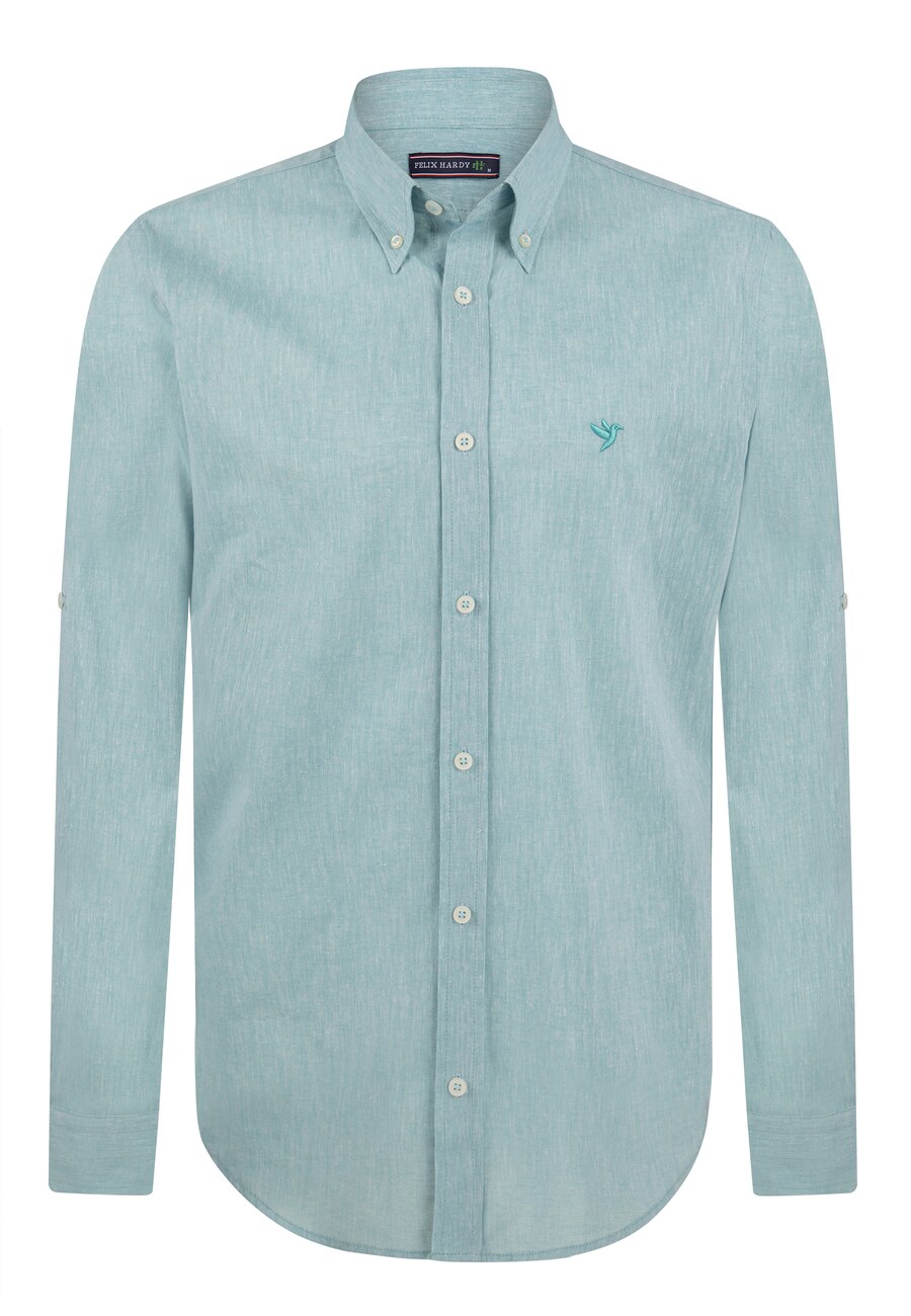 Рубашка на пуговицах классического кроя Felix Hardy, цвет Cyan blue
Рубашка на пуговицах классического кроя Felix Hardy, цвет Cyan blue