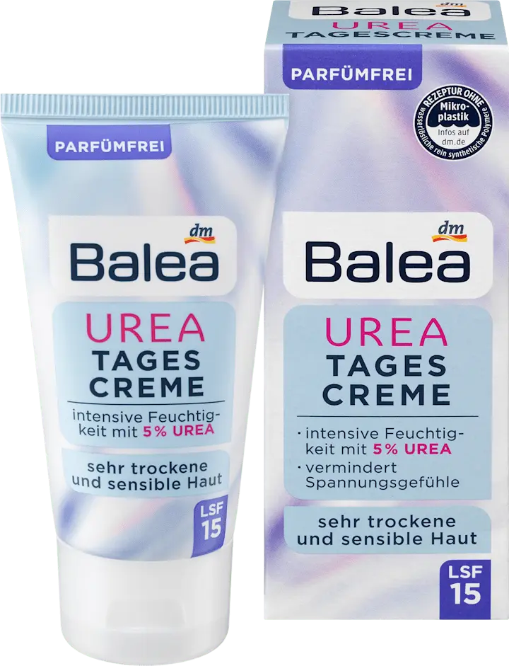 Дневной крем Balea Gesichtscreme Urea LSF 15, 50 ml
Дневной крем Balea Gesichtscreme Urea LSF 15, 50 ml