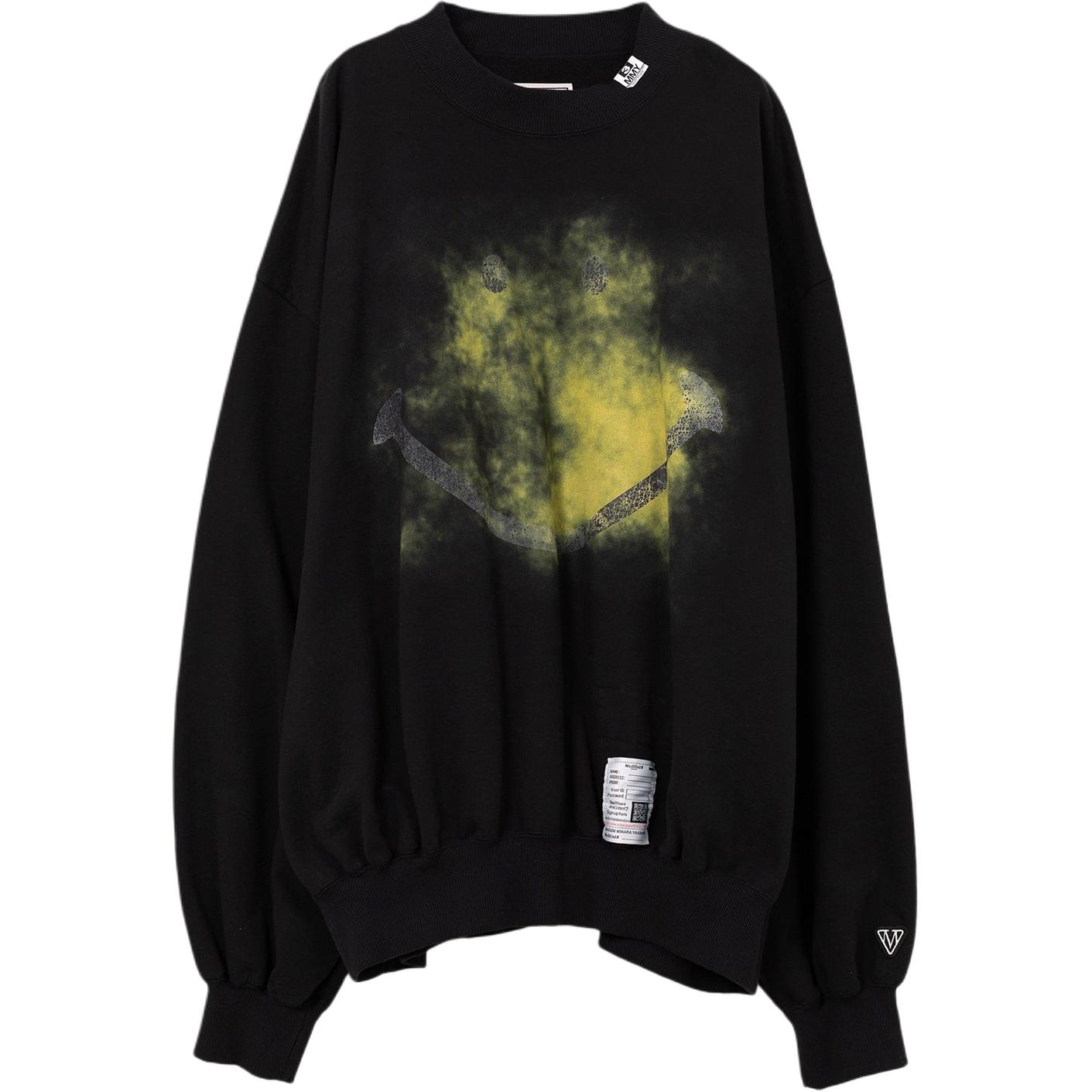 Свитшот с принтом Smiley Face Maison Mihara Yasuhiro, черный
Свитшот с принтом Smiley Face Maison Mihara Yasuhiro, черный