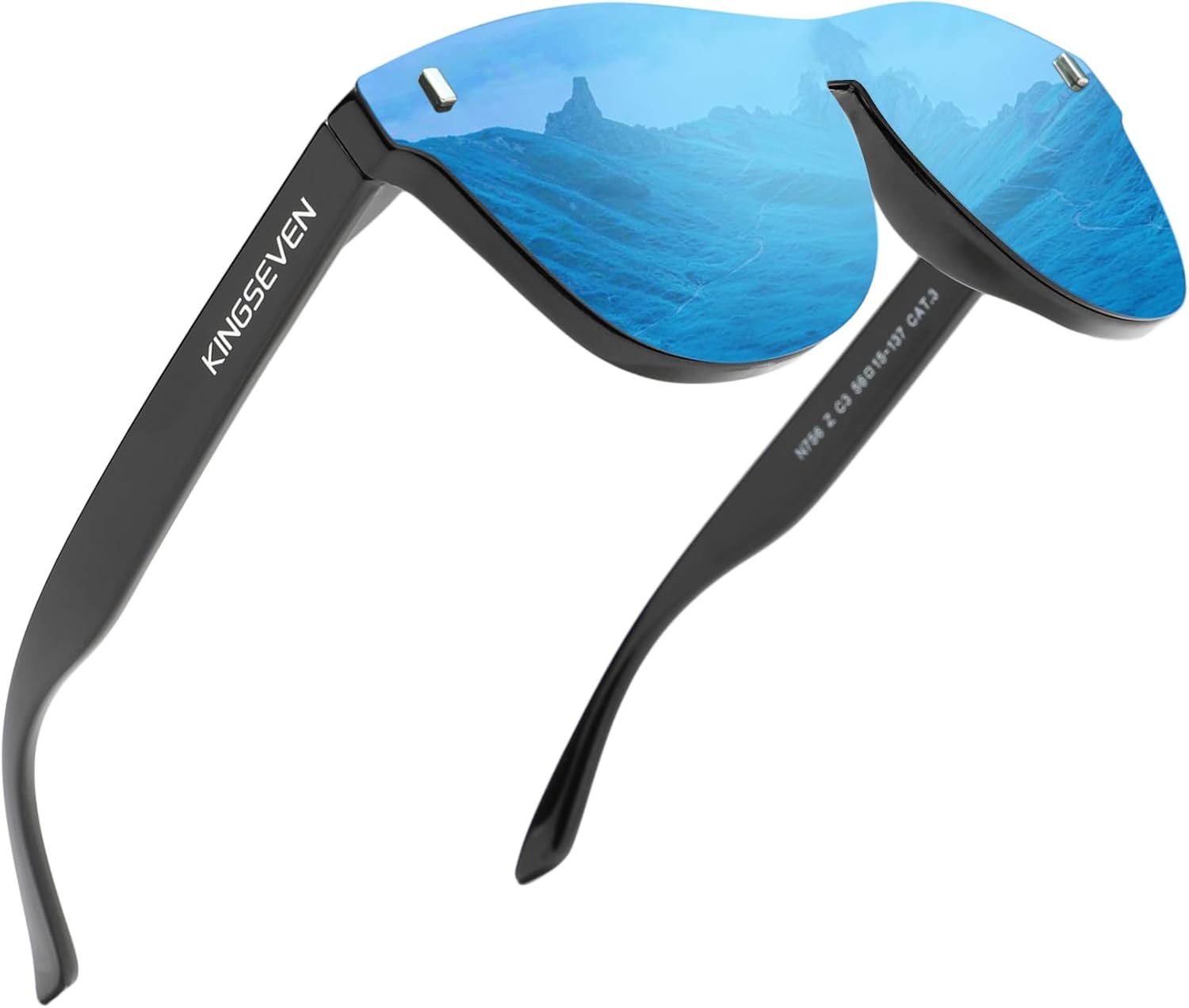 Поляризованные солнцезащитные очки KINGSEVEN для мужчин и женщин, в стиле ретро, для активного отдыха, спорта, велоспорта, рыбалки, с зеркальными линзами и полной оправой, модель 756, Blue
Поляризованные солнцезащитные очки KINGSEVEN для мужчин и женщин, в стиле ретро, для активного отдыха, спорта, велоспорта, рыбалки, с зеркальными линзами и полной оправой, модель 756, Blue