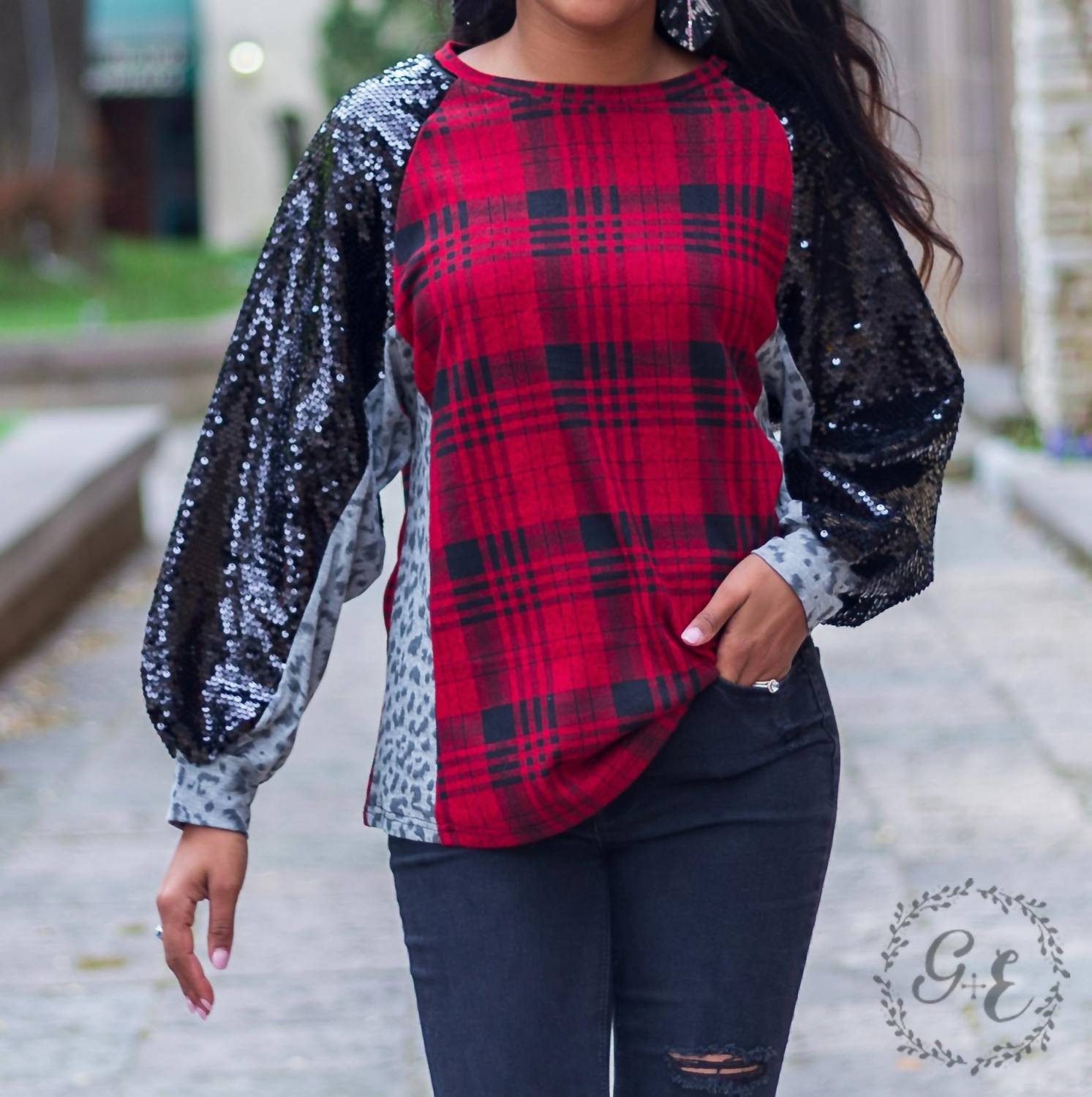 Топ с длинными рукавами и пайетками I'm A Diva в клетку Southern Grace, цвет plaid
Топ с длинными рукавами и пайетками I'm A Diva в клетку Southern Grace, цвет plaid