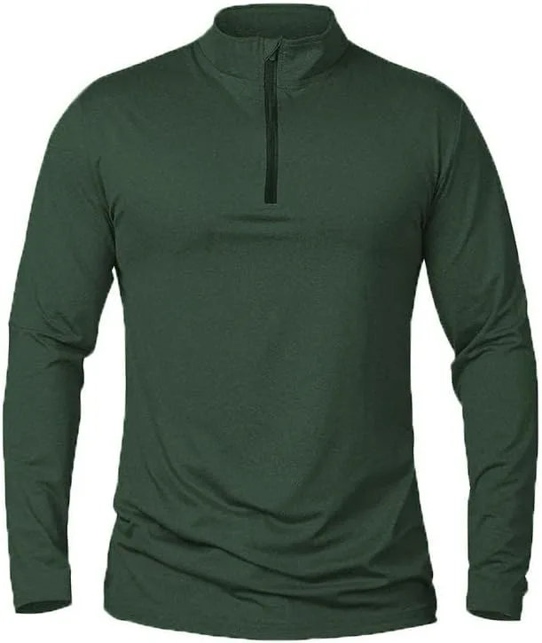 Мужская футболка для бега с длинным рукавом и молнией на 1/4, быстросохнущая LUORUAN
Мужская футболка для бега с длинным рукавом и молнией на 1/4, быстросохнущая LUORUAN