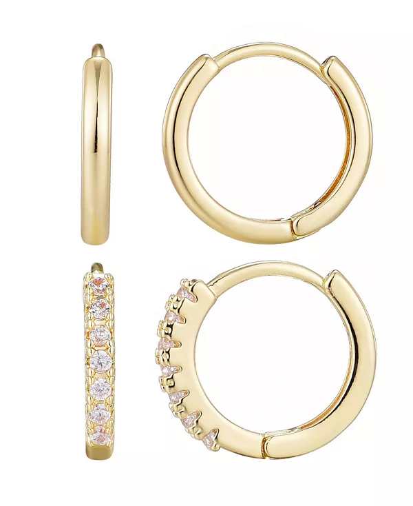 Комплект серег с позолоченным кубическим цирконием Adornia, gold
Комплект серег с позолоченным кубическим цирконием Adornia, gold