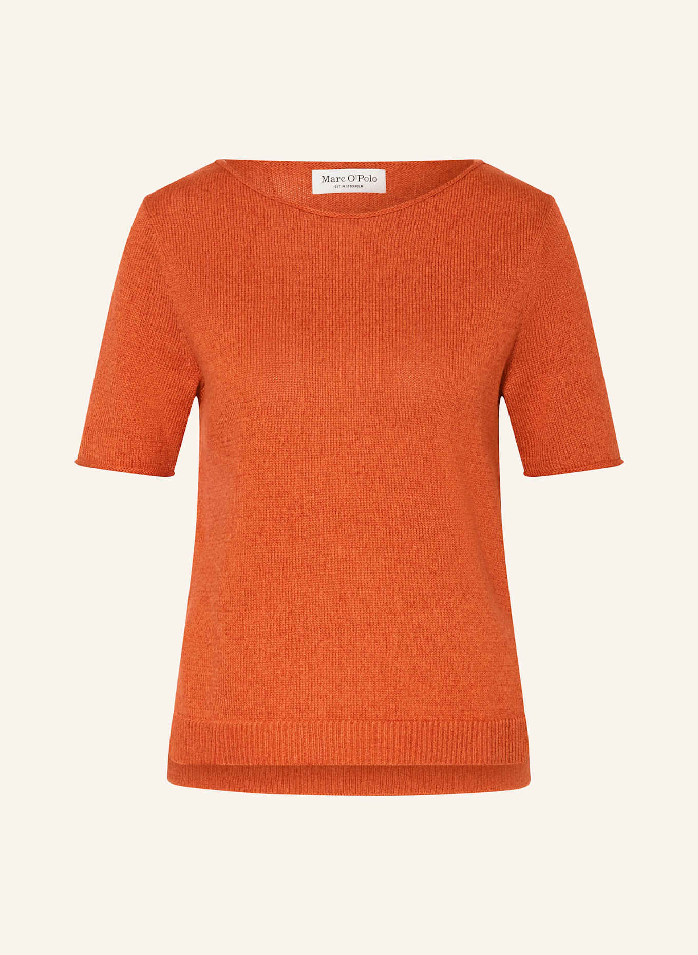 Трикотажная рубашка с льном Marc O'Polo, красный 
Трикотажная рубашка с льном Marc O'Polo, красный