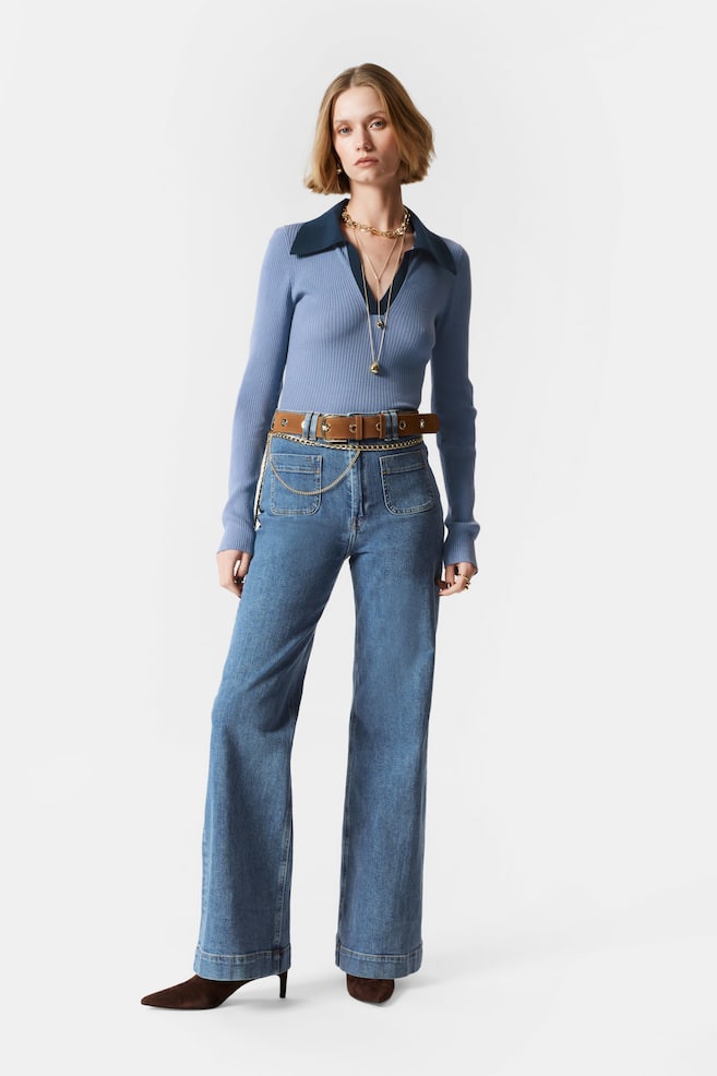 Расклешенные джинсы с высокой талией & Other Stories, синий
Расклешенные джинсы с высокой талией & Other Stories, синий