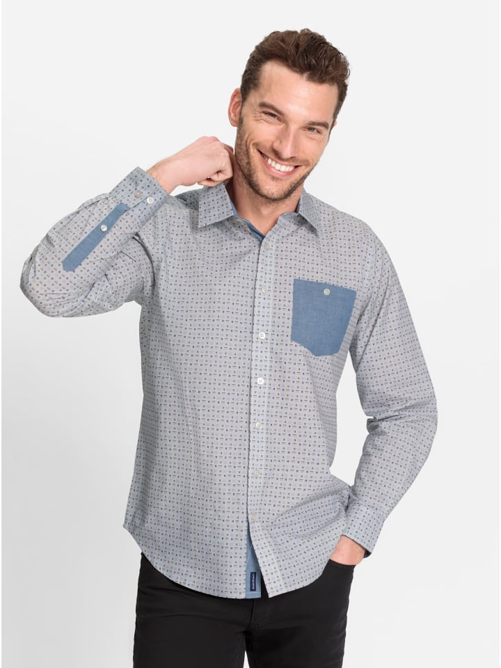 Рубашка с длинными рукавами в светло-серый узор WITT WEIDEN
Рубашка с длинными рукавами в светло-серый узор WITT WEIDEN