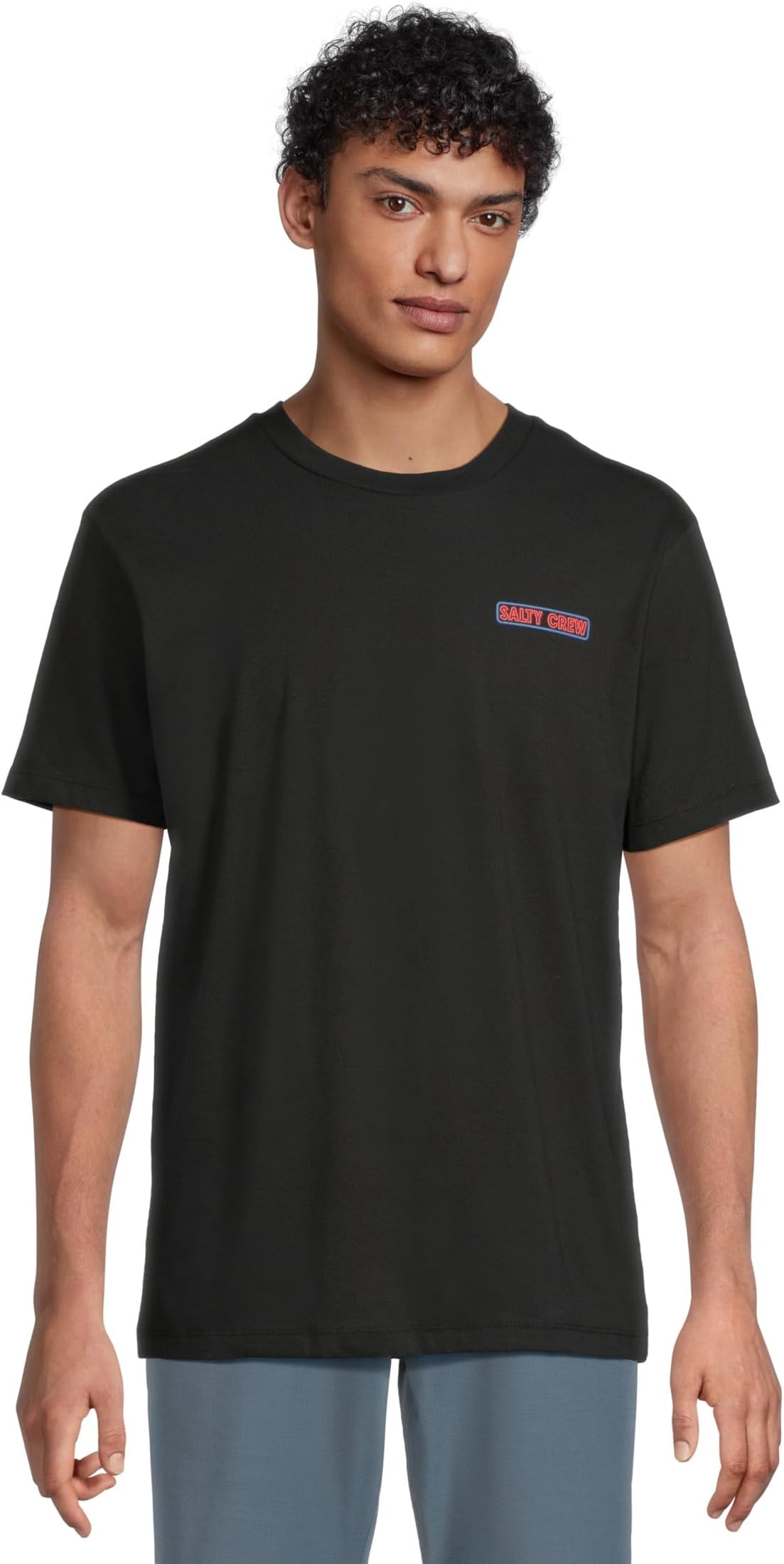 Мужская футболка с коротким рукавом с неоновой надписью Salty Crew, Black
Мужская футболка с коротким рукавом с неоновой надписью Salty Crew, Black