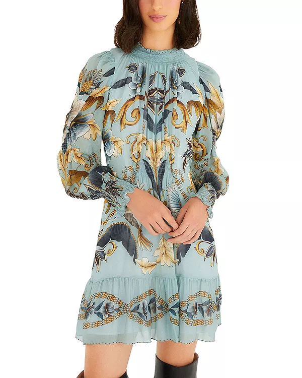 Платье с длинными рукавами "Змеиный сад" Farm Rio, синий
Платье с длинными рукавами "Змеиный сад" Farm Rio, синий