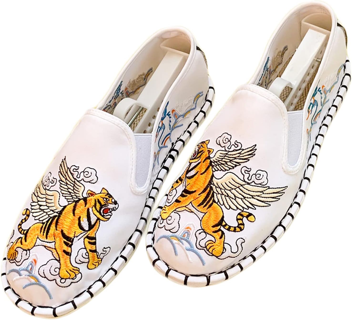 Вышитые туфли для Тайцзи и кунг-фу Tinymori, 12 стилей, унисекс, холщовые спортивные туфли для боевых искусств, традиционные китайские слипоны с противоскользящей подошвой для мужчин и женщин, Winged Tiger
Вышитые туфли для Тайцзи и кунг-фу Tinymori, 12 стилей, унисекс, холщовые спортивные туфли для боевых искусств, традиционные китайские слипоны с противоскользящей подошвой для мужчин и женщин, Winged Tiger