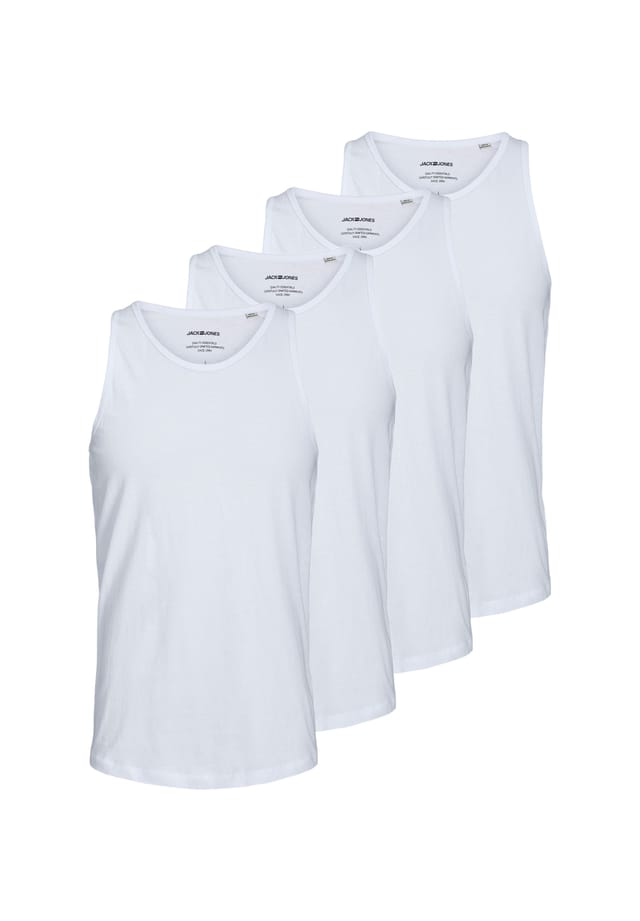 Майка/Топ 4 шт. в упаковке jacbasic Jack & Jones, белый
Майка/Топ 4 шт. в упаковке jacbasic Jack & Jones, белый