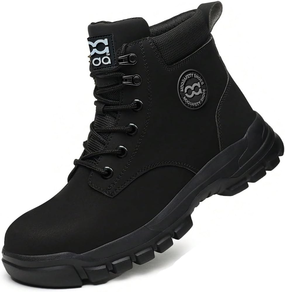 Мужские ботинки с защитой для ног, средний верх, стальной носок, устойчивые к проколам и искрам, ботинки для женщин, защитные ботинки для строительной площадки Generic, черный
Мужские ботинки с защитой для ног, средний верх, стальной носок, устойчивые к проколам и искрам, ботинки для женщин, защитные ботинки для строительной площадки Generic, черный