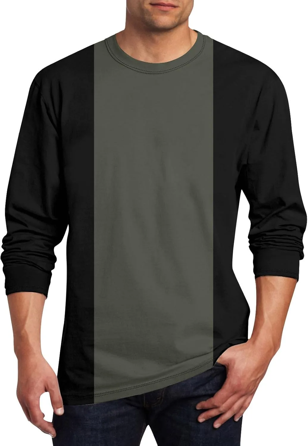 Мужская футболка с длинным рукавом и круглым вырезом, S-4XL
Мужская футболка с длинным рукавом и круглым вырезом, S-4XL