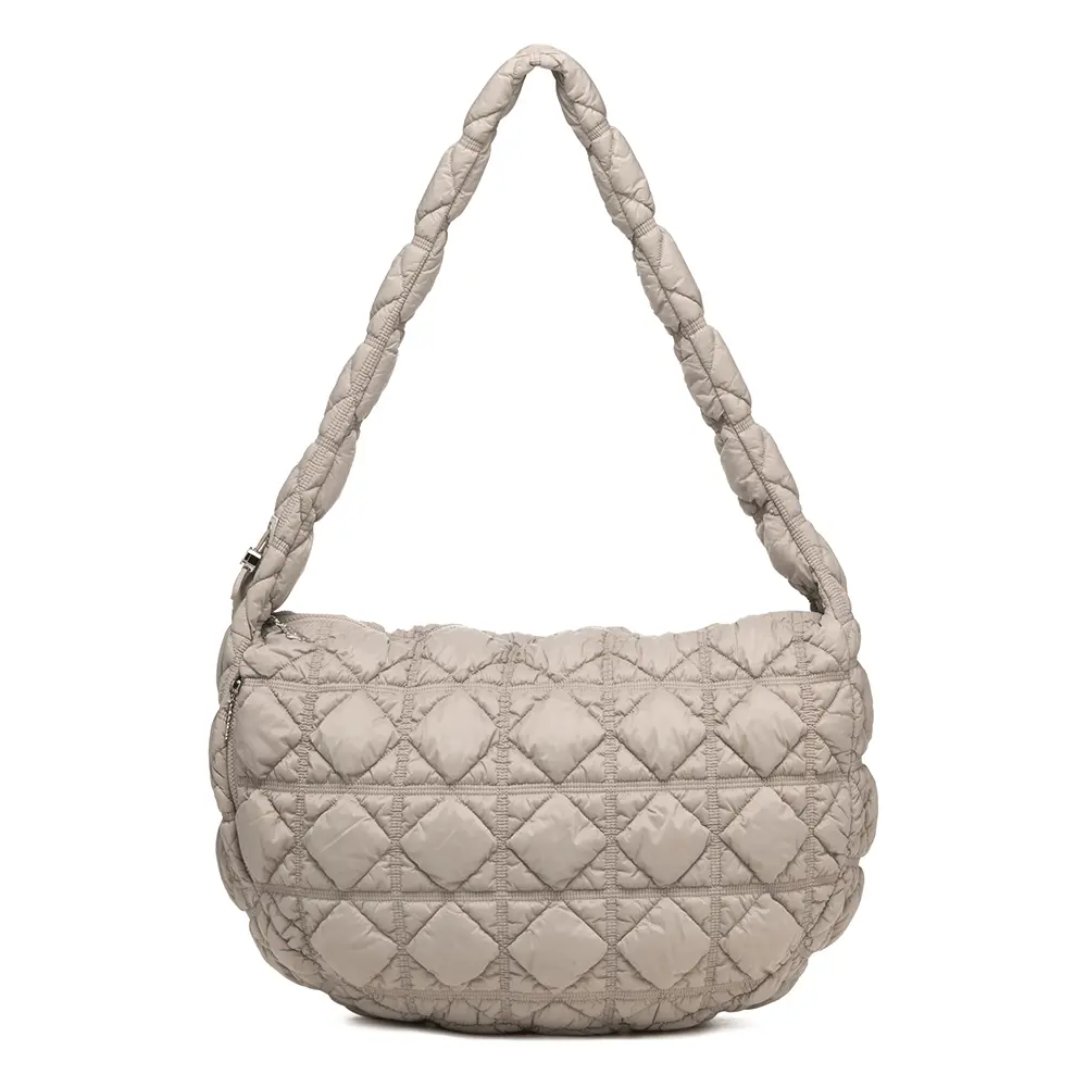 CARLYN Нейлоновая женская сумка через плечо бежевая, Taupe
CARLYN Нейлоновая женская сумка через плечо бежевая, Taupe