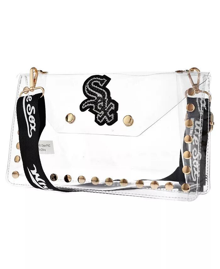Кристально прозрачная сумка через плечо-конверт Chicago White Sox Cuce, белый
Кристально прозрачная сумка через плечо-конверт Chicago White Sox Cuce, белый
