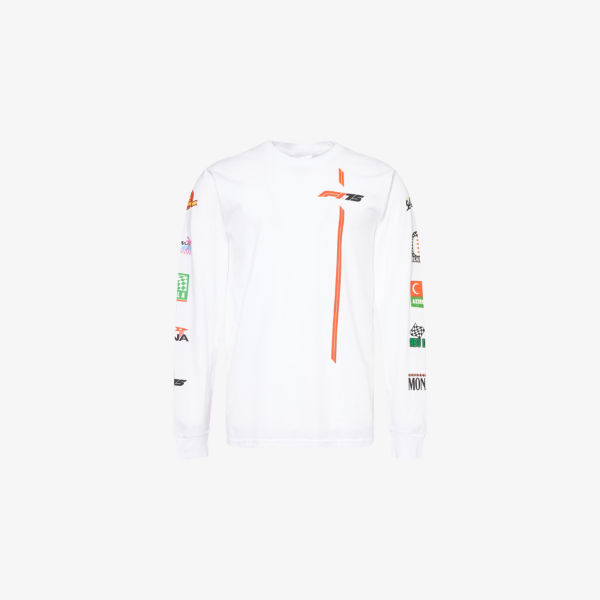 Лонгслив для трека Formula 1 F175 классический хлопковый, белый
Лонгслив для трека Formula 1 F175 классический хлопковый, белый