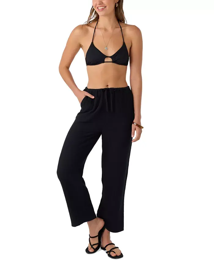 Детские хлопковые брюки с манжетами Brenda O'Neill, черный
Детские хлопковые брюки с манжетами Brenda O'Neill, черный