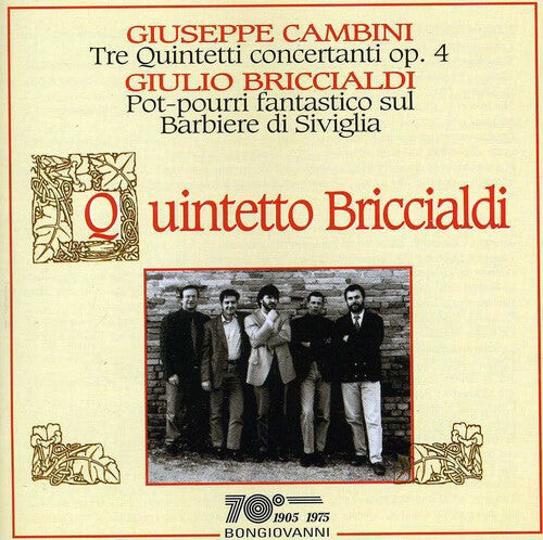 CD диск Cambini / Cambini / Quintetto Briccialdi: Tre Quintetti Concertanti Op 4 Per Flauto Oboe
CD диск Cambini / Cambini / Quintetto Briccialdi: Tre Quintetti Concertanti Op 4 Per Flauto Oboe