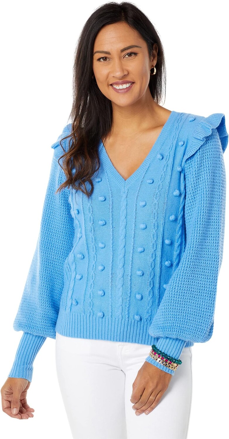 Свитер Lilly Pulitzer Greta Sweater, цвет Blue Thistle
Свитер Lilly Pulitzer Greta Sweater, цвет Blue Thistle