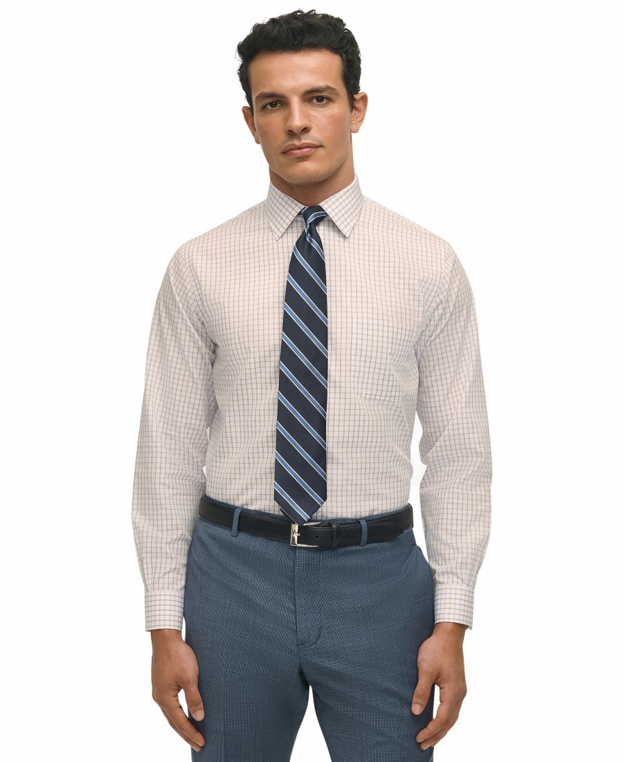 Мужская рубашка прямого кроя Brooks Brothers Brooks Brothers, White w/Blue Stripe
Мужская рубашка прямого кроя Brooks Brothers Brooks Brothers, White w/Blue Stripe