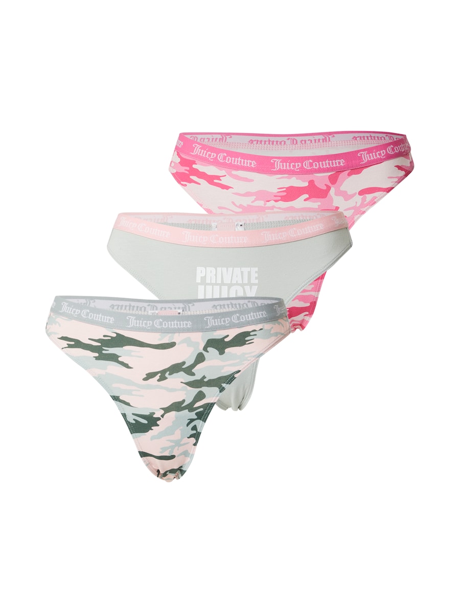 Стринги Juicy Couture, мятный/темно-зеленый/розовый/светло-розовый
Стринги Juicy Couture, мятный/темно-зеленый/розовый/светло-розовый