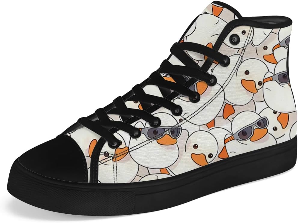 Кеды на высокой подошве Chebing с уткой для мужчин и женщин, мультяшные кеды на высокой подошве, шнуровка, повседневная обувь, подарки для девушек и мальчиков, белый
Кеды на высокой подошве Chebing с уткой для мужчин и женщин, мультяшные кеды на высокой подошве, шнуровка, повседневная обувь, подарки для девушек и мальчиков, белый