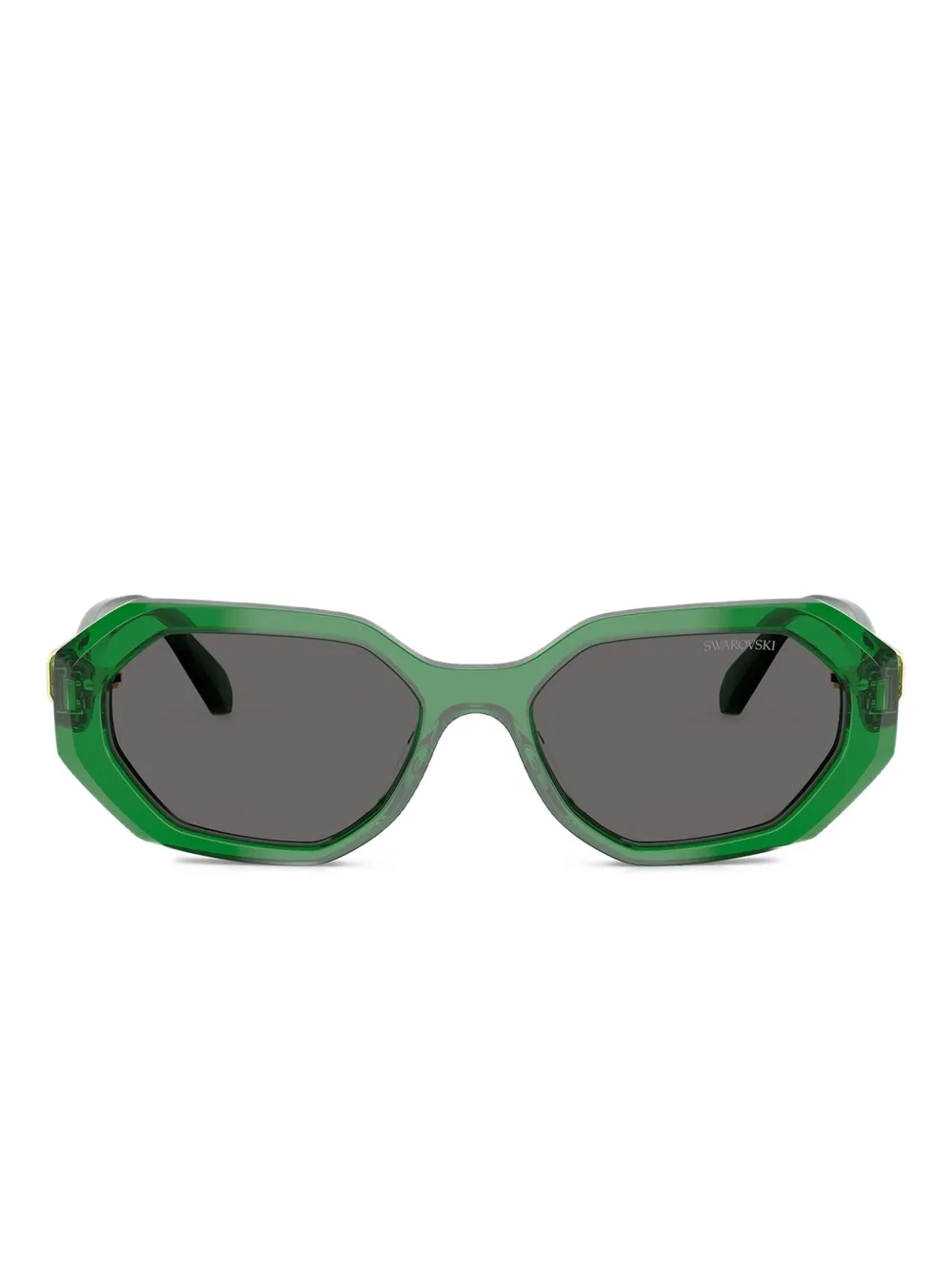 Солнцезащитные очки в геометричной оправе Swarovski, зеленый
Солнцезащитные очки в геометричной оправе Swarovski, зеленый