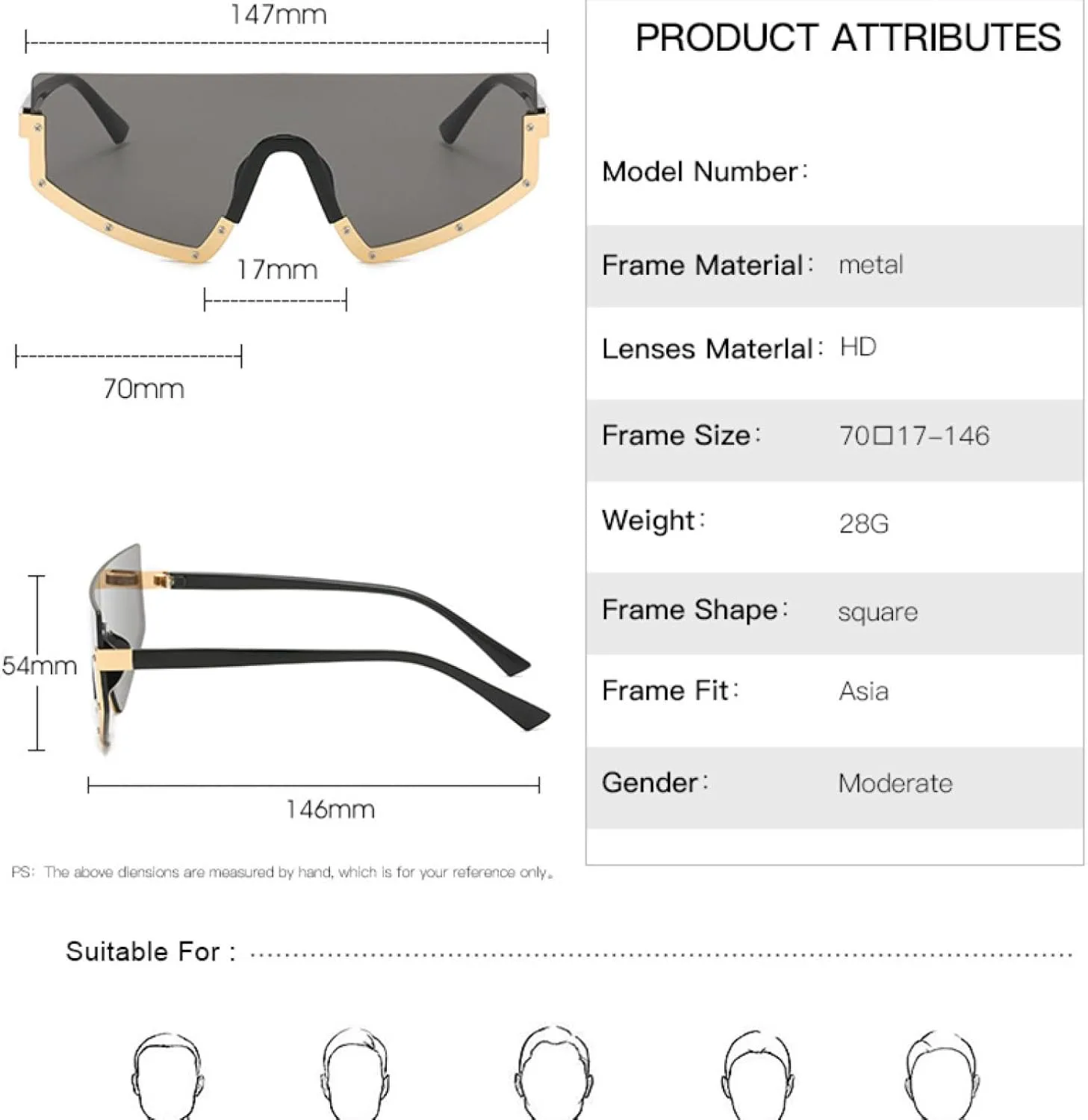 Женские солнцезащитные очки класса люкс, модные, с одной линзой, металлическая полуободковая оправа, уникальные, мужские, в стиле ретро TVTBBVV, C2 Brown-brown
Женские солнцезащитные очки класса люкс, модные, с одной линзой, металлическая полуободковая оправа, уникальные, мужские, в стиле ретро TVTBBVV, C2 Brown-brown