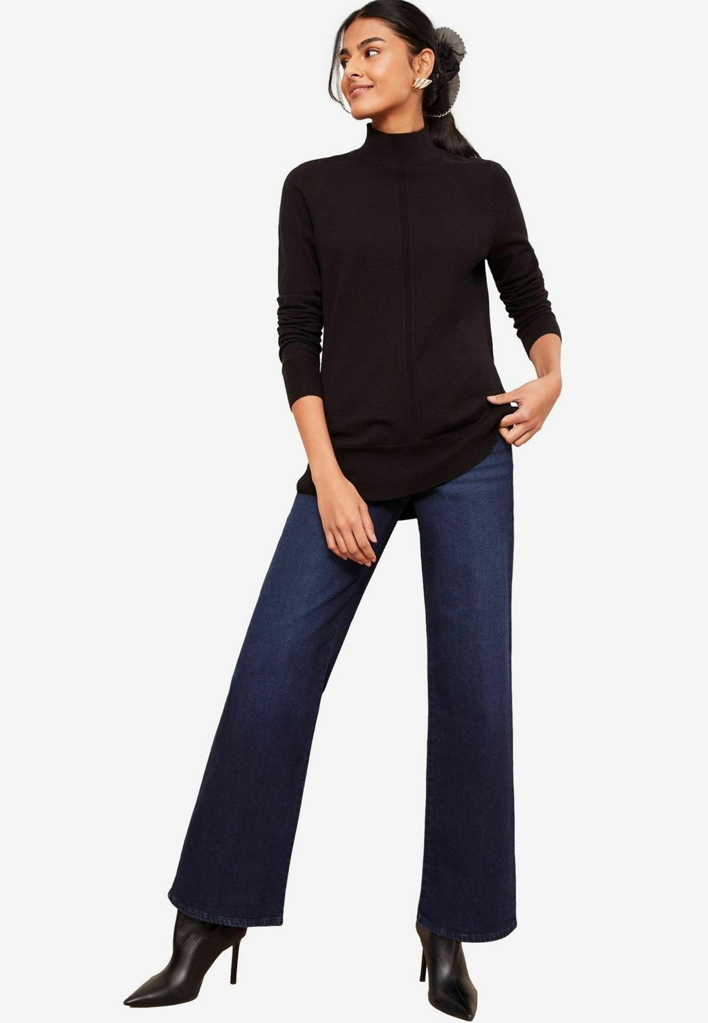 Свитер REGULAR FIT LONGLINE Friends Like These, черный 
Свитер REGULAR FIT LONGLINE Friends Like These, черный