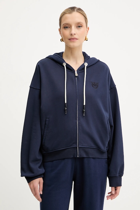 Хлопковая толстовка Pinko, темно-синий
Хлопковая толстовка Pinko, темно-синий