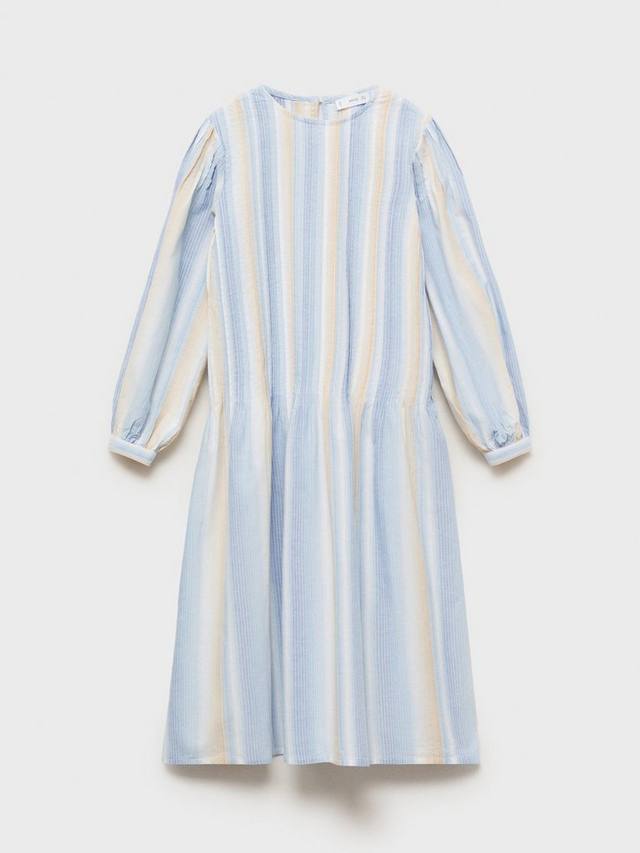 Детское платье-рубашка Marta Stripe из хлопка Mango, Lt-Pastel Blue
Детское платье-рубашка Marta Stripe из хлопка Mango, Lt-Pastel Blue