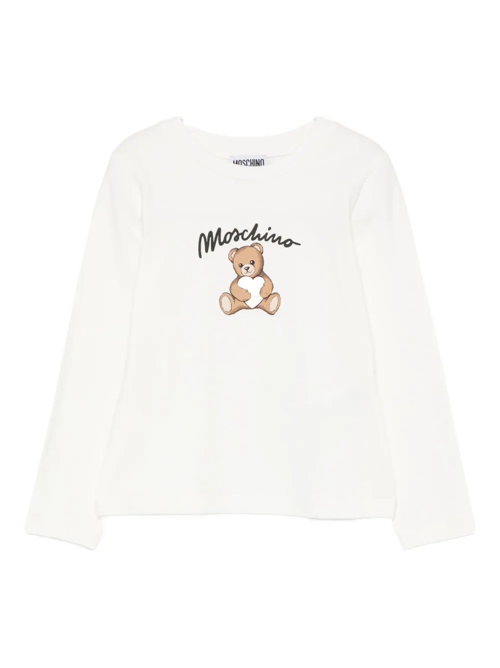 Футболка с длинными рукавами и принтом «сердечко Тедди» Moschino Kids, белый
Футболка с длинными рукавами и принтом «сердечко Тедди» Moschino Kids, белый