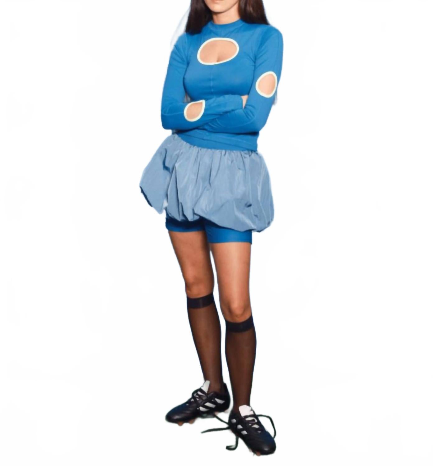 KkCo Шорты-юбка с эластичным поясом и сборками, цвет «Озеро»
KkCo Шорты-юбка с эластичным поясом и сборками, цвет «Озеро»