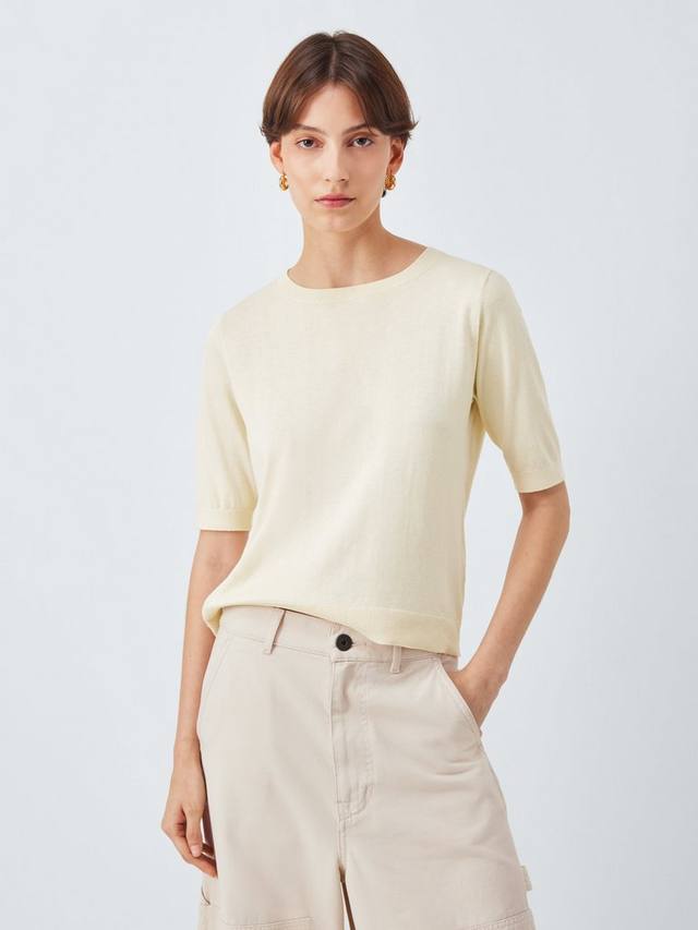 Топ с короткими рукавами Musette из шелковистого материала MM by MaxMara, Ivory
Топ с короткими рукавами Musette из шелковистого материала MM by MaxMara, Ivory