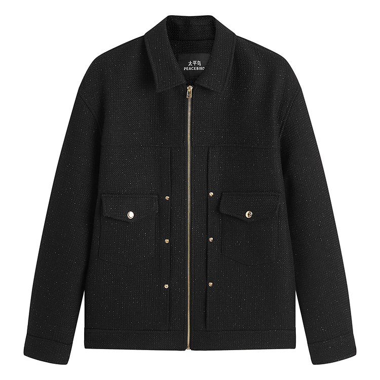 Пиджак с лацканами мужской PEACEBIRD MEN, черный, batch 1
Пиджак с лацканами мужской PEACEBIRD MEN, черный, batch 1