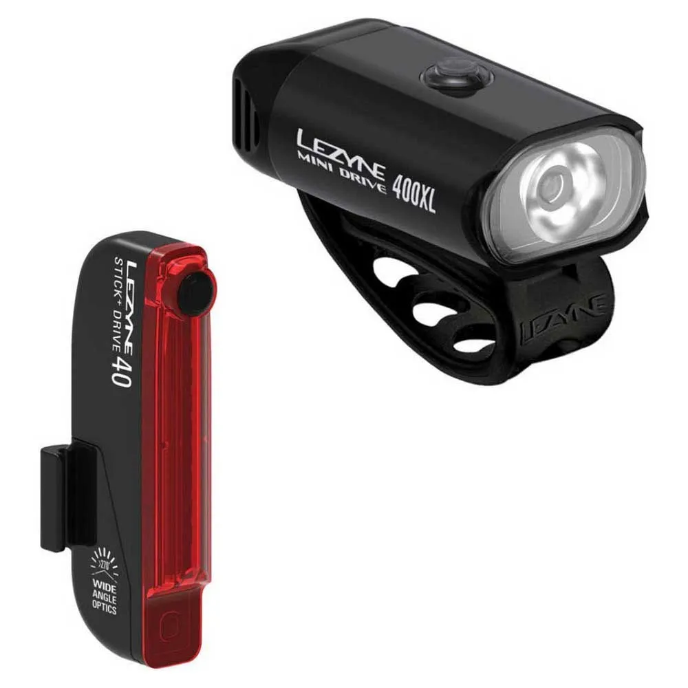 Комплект велосипедных фонарей Lezyne Mini Drive 400 XL/Stick+, серебряный
Комплект велосипедных фонарей Lezyne Mini Drive 400 XL/Stick+, серебряный