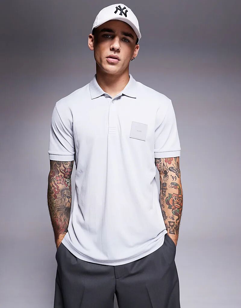 Paddy DropNeedle box пикейное поло с логотипом стандартного кроя светло-серого цвета BOSS Green
Paddy DropNeedle box пикейное поло с логотипом стандартного кроя светло-серого цвета BOSS Green