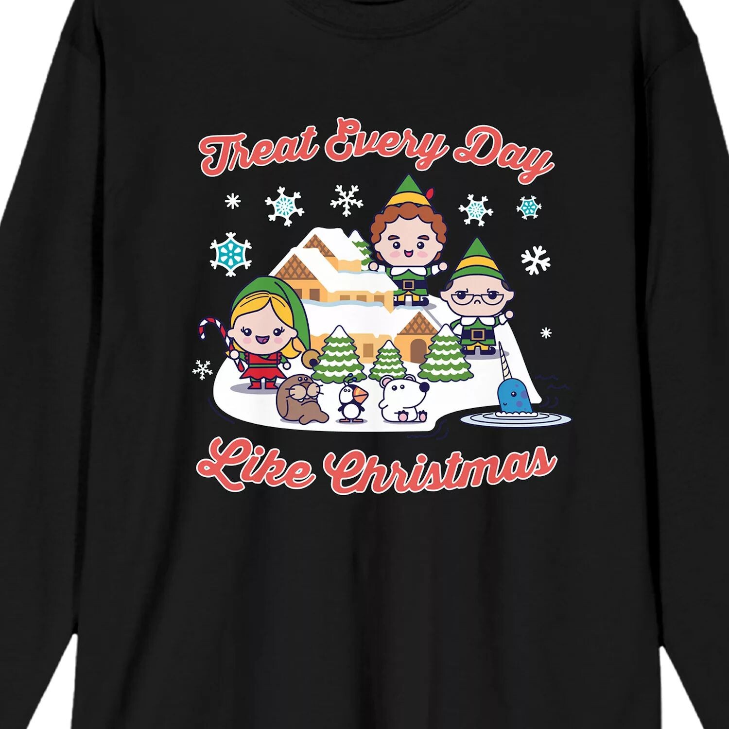 Мужская футболка Elf Treat на каждый день как футболка с длинным рукавом Licensed Character
Мужская футболка Elf Treat на каждый день как футболка с длинным рукавом Licensed Character