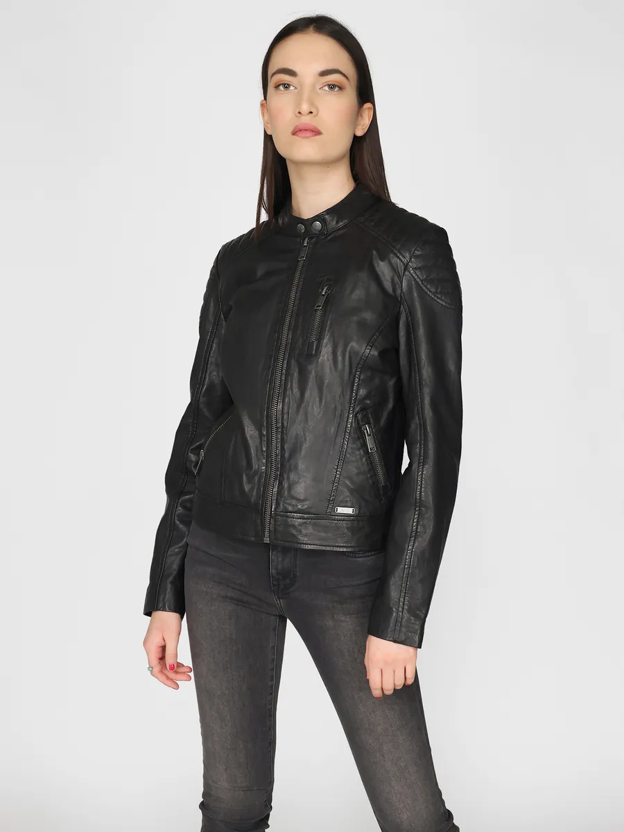 Кожаная куртка МУСТАНГ "31021323" Mustang, черный
Кожаная куртка МУСТАНГ "31021323" Mustang, черный