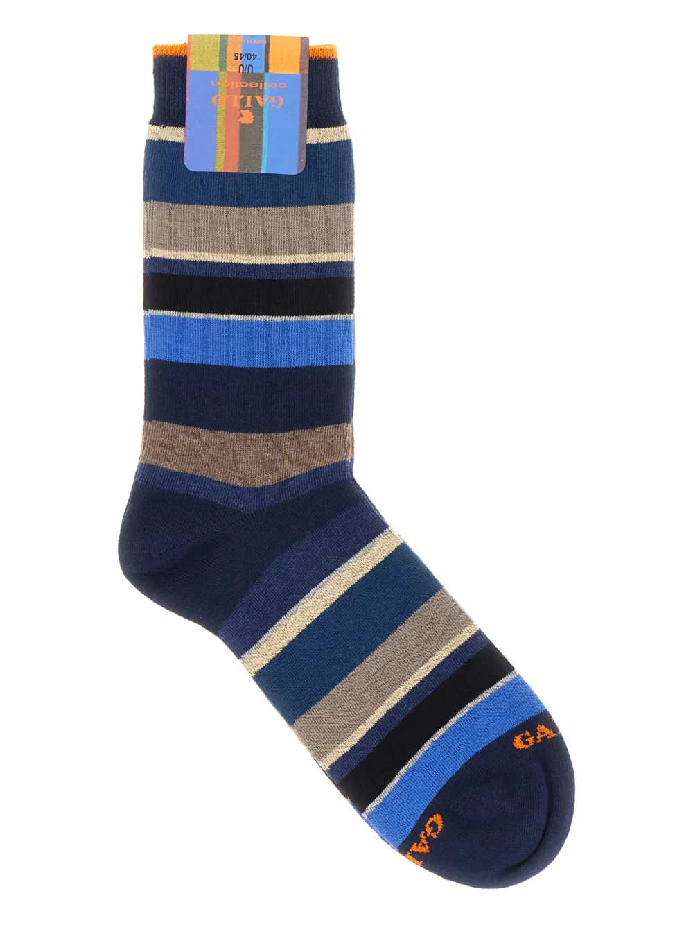 Полосатые вышитые носки Gallo, синий
Полосатые вышитые носки Gallo, синий