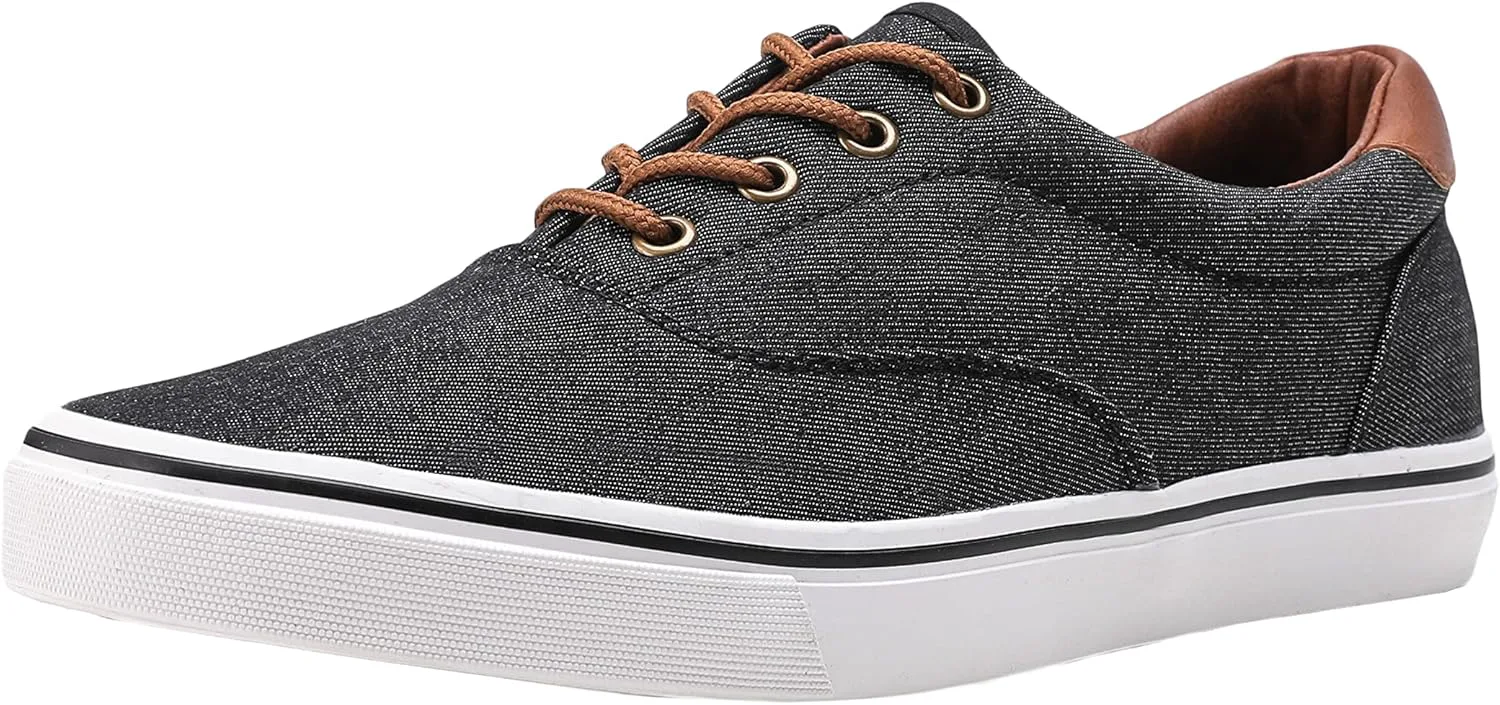 Мужские черные классические низкие кеды из ткани с мягкой стелькой, модные повседневные туфли для мужчин, удобная обувь для ходьбы TOBER, черный
Мужские черные классические низкие кеды из ткани с мягкой стелькой, модные повседневные туфли для мужчин, удобная обувь для ходьбы TOBER, черный