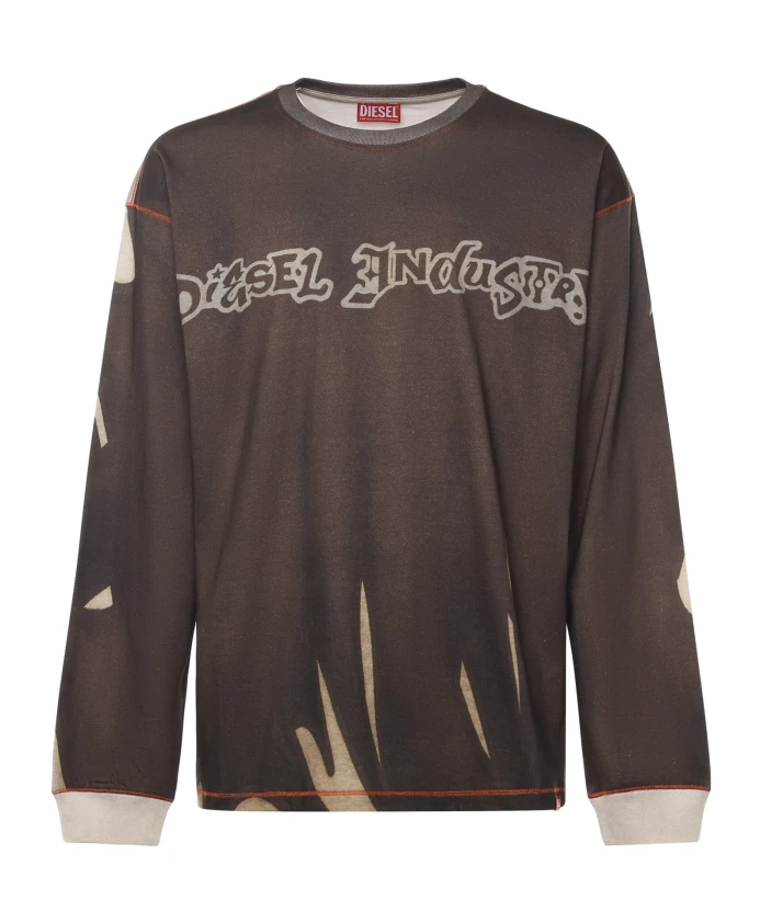 Толстовка Diesel, коричневый
Толстовка Diesel, коричневый