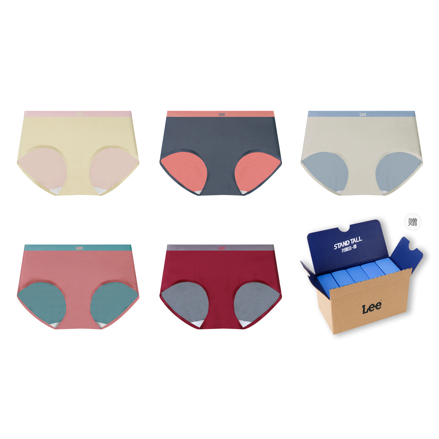 Lee Подарочный набор женского белья 5 пар
Lee Подарочный набор женского белья 5 пар