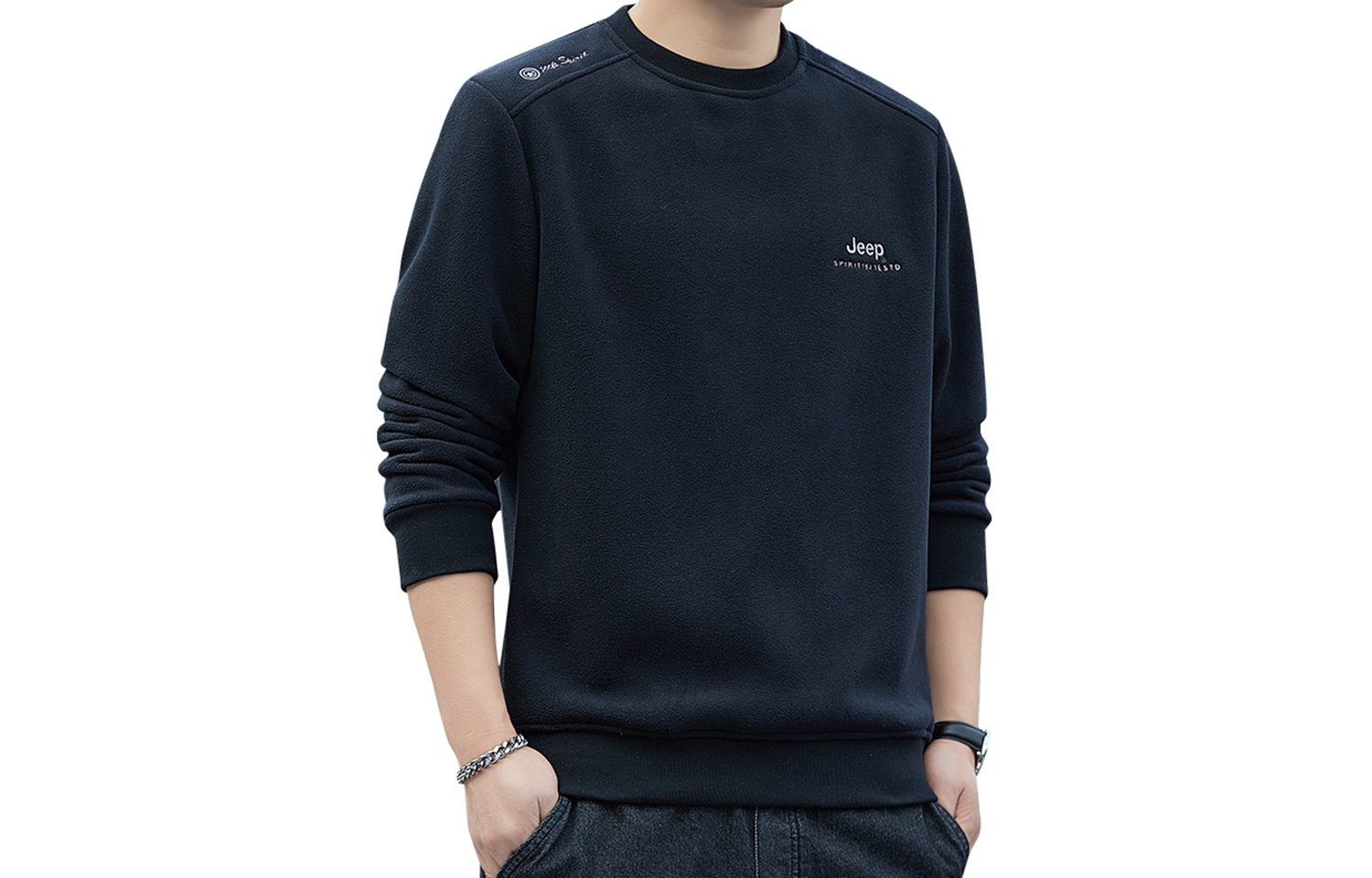 Свитшот мужской JEEP SPIRIT, черный
Свитшот мужской JEEP SPIRIT, черный