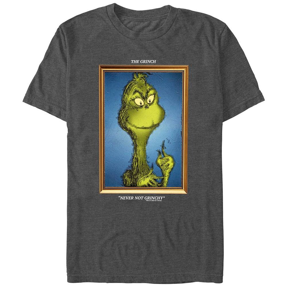 Футболка с рисунком Big & Tall Dr. Seuss Grinch Never Not Grinchy Licensed Character, цвет Charcoal Heather
Футболка с рисунком Big & Tall Dr. Seuss Grinch Never Not Grinchy Licensed Character, цвет Charcoal Heather