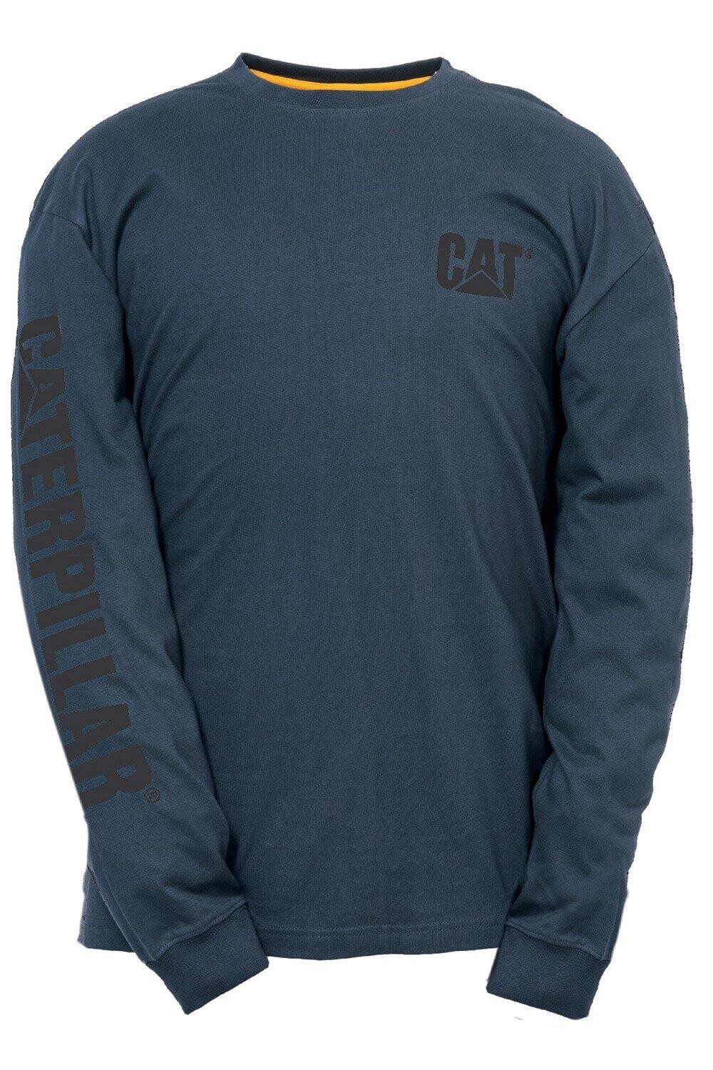 Футболка с длинным рукавом и баннером торговой марки Caterpillar, синий
Футболка с длинным рукавом и баннером торговой марки Caterpillar, синий