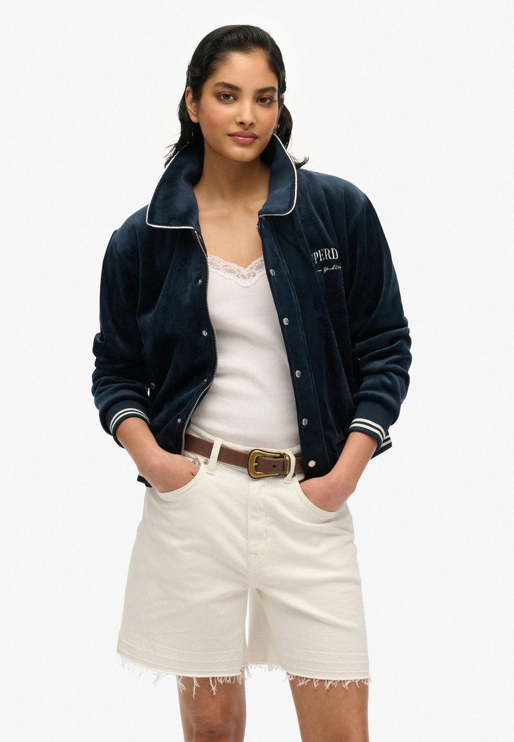 Куртка-бомбер Superdry, синий
Куртка-бомбер Superdry, синий