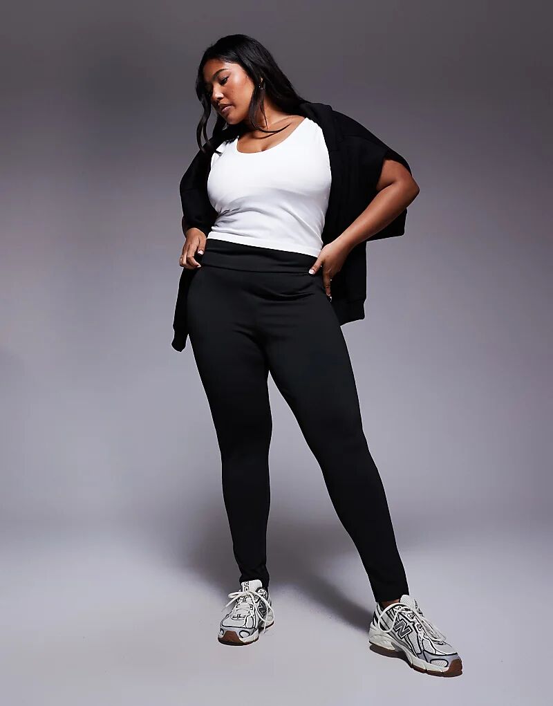 Леггинсы с глубоким поясом и глубоким декольте ASOS DESIGN, черные
Леггинсы с глубоким поясом и глубоким декольте ASOS DESIGN, черные