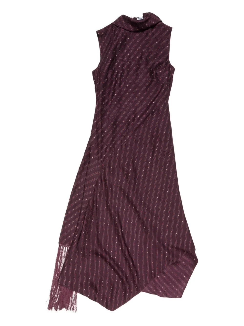 Асимметричное платье с бахромой и шарфом Acne Studios, красный
Асимметричное платье с бахромой и шарфом Acne Studios, красный